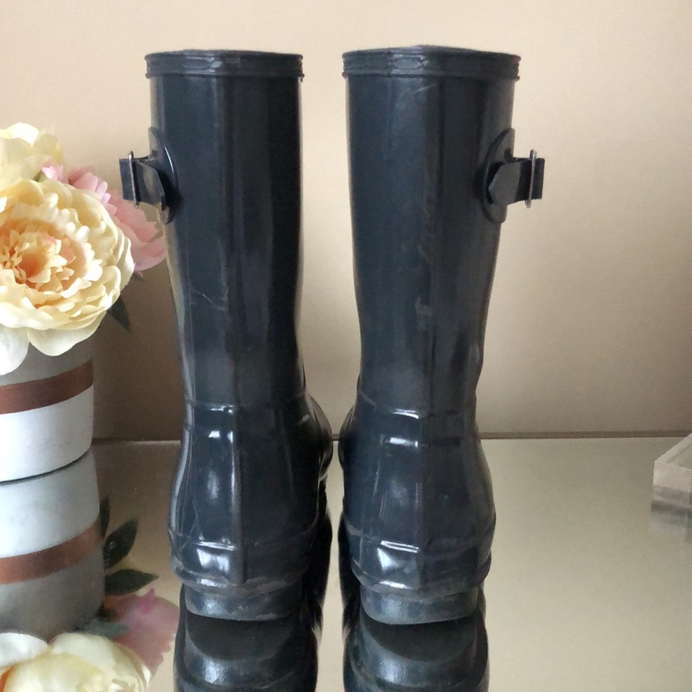 HUNTER Original Short' Gloss Rain Boots - Picture 2 of 8